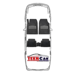 Auto si Moto - Intretinere auto - Covorase auto - Hyundai Galloper Covorase Auto TeamCar®- Cauciuc Tip Tavita/ Silver - Infinity.ro