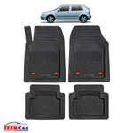 Auto si Moto - Intretinere auto - Covorase auto - Covorase Auto TeamCar® Tip Tavita Compatibile Skoda Fabia Generatia I (1999–2007) Negru Material Rezistent - Infinity.ro