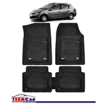 Auto si Moto - Intretinere auto - Covorase auto - Covorase Auto TeamCar® Tip Tavita Compatibile Renault Clio III Grandtour Break (2007-2014) Negru Material Rezistent - Infinity.ro