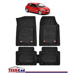 Auto si Moto - Intretinere auto - Covorase auto - Covorase Auto TeamCar® Tip Tavita Compatibile Renault Clio III Hatchback (2005-2014) Negru Material Rezistent - Infinity.ro