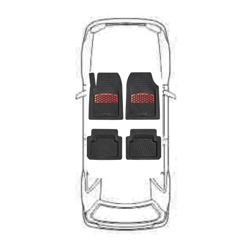 Auto si Moto - Intretinere auto - Covorase auto - Covorase Auto TEAMCAR® Volkswagen Golf 4, Red - Infinity.ro