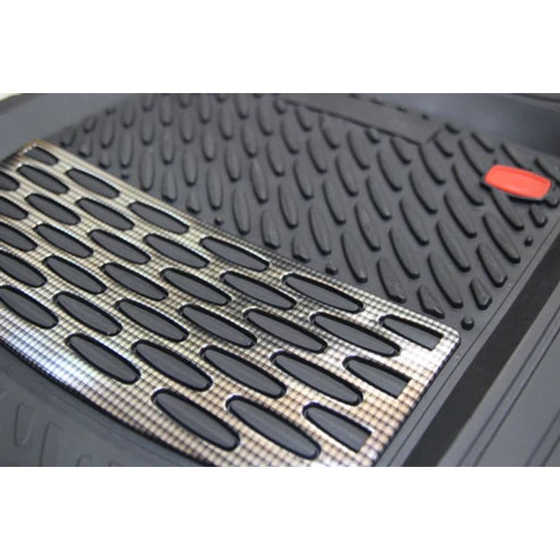 Auto si Moto - Intretinere auto - Covorase auto - Covorase Auto Tip Tava TEAMCAR® Compatibile Dacia Sandero, Silver - Infinity.ro