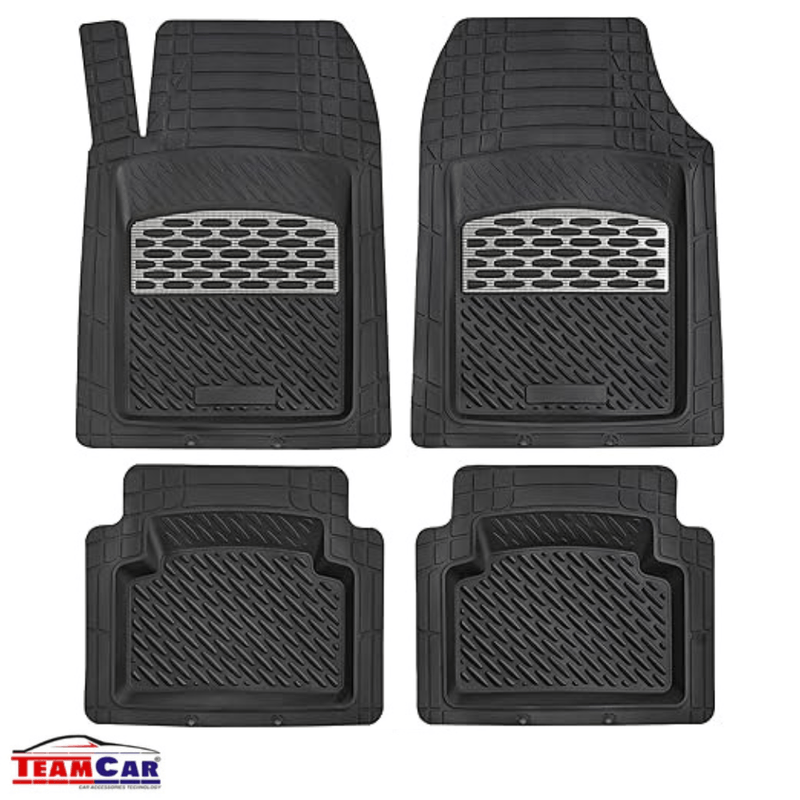 Auto si Moto - Intretinere auto - Covorase auto - Covorase Auto Tip Tava TEAMCAR® Compatibile Dacia Sandero, Silver - Infinity.ro