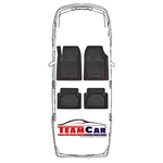 Auto si Moto - Intretinere auto - Covorase auto - Covorase Auto Compatibile VW Passat B5/B6 TEAMCAR® Negru - Infinity.ro