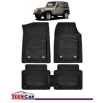 Auto si Moto - Intretinere auto - Covorase auto - Covorase Auto TeamCar® Tip Tavita Compatibile Jeep Wrangler TJ (1997–2006) Negru - Infinity.ro