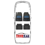 Auto si Moto - Intretinere auto - Covorase auto - Covorase Auto TeamCar® Renault Megane III Hatchback (2008-2016) Blue - Infinity.ro