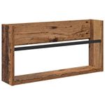 Casa si Gradina - Mobilier - Biblioteci si rafturi - Rafturi - Raft pentru reviste cu raft 2 pcs Lemn vechi 60 x 12 x 30 cm - Infinity.ro