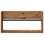 Casa si Gradina - Mobilier - Biblioteci si rafturi - Rafturi - Raft pentru reviste cu raft 2 pcs Lemn vechi 60 x 12 x 30 cm - Infinity.ro