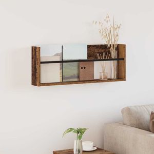 Raft pentru reviste Lemn vechi 80 x 12 x 30 cm Lemn compozit