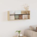 Casa si Gradina - Mobilier - Biblioteci si rafturi - Rafturi - Raft pentru reviste Stejar Sonoma 80 x 12 x 30 cm Lemn compozit - Infinity.ro