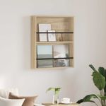 Casa si Gradina - Mobilier - Biblioteci si rafturi - Rafturi - Raft pentru reviste Stejar Sonoma 60 x 12 x 70 cm Lemn compozit - Infinity.ro
