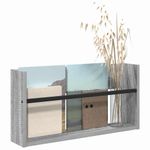 Casa si Gradina - Mobilier - Biblioteci si rafturi - Rafturi - Raft pentru reviste Gri Sonoma 60 x 12 x 30 cm Lemn compozit - Infinity.ro