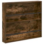 Casa si Gradina - Mobilier - Biblioteci si rafturi - Rafturi - Raft pentru reviste 2 pcs Stejar fumuriu 80 x 12 x 70 cm - Infinity.ro