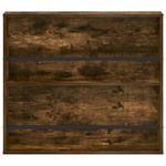 Casa si Gradina - Mobilier - Biblioteci si rafturi - Rafturi - Raft pentru reviste 2 pcs Stejar fumuriu 80 x 12 x 70 cm - Infinity.ro