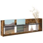 Casa si Gradina - Mobilier - Biblioteci si rafturi - Rafturi - Raft pentru reviste cu raft Stejar fumuriu 100 x 12 x 30 cm - Infinity.ro