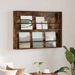 Casa si Gradina - Mobilier - Biblioteci si rafturi - Rafturi - Raft pentru reviste cu raft Stejar fumuriu 100 x 12 x 70 cm - Infinity.ro