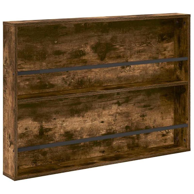 Casa si Gradina - Mobilier - Biblioteci si rafturi - Rafturi - Raft pentru reviste cu raft Stejar fumuriu 100 x 12 x 70 cm - Infinity.ro