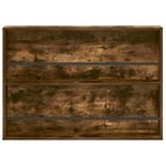 Casa si Gradina - Mobilier - Biblioteci si rafturi - Rafturi - Raft pentru reviste cu raft Stejar fumuriu 100 x 12 x 70 cm - Infinity.ro