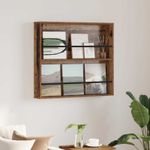 Casa si Gradina - Mobilier - Biblioteci si rafturi - Rafturi - Raft pentru reviste Lemn vechi 80 x 12 x 70 cm Lemn compozit - Infinity.ro