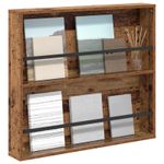 Casa si Gradina - Mobilier - Biblioteci si rafturi - Rafturi - Raft pentru reviste Lemn vechi 80 x 12 x 70 cm Lemn compozit - Infinity.ro