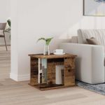 Casa si Gradina - Mobilier - Biblioteci si rafturi - Rafturi - Raft pentru reviste Lemn vechi 35 x 35 x 45 cm Lemn compozit - Infinity.ro