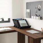 Casa si Gradina - Mobilier - Biblioteci si rafturi - Rafturi - Raft pentru reviste cu raft Stejar Negru 53 x 40 x 28.5 cm - Infinity.ro