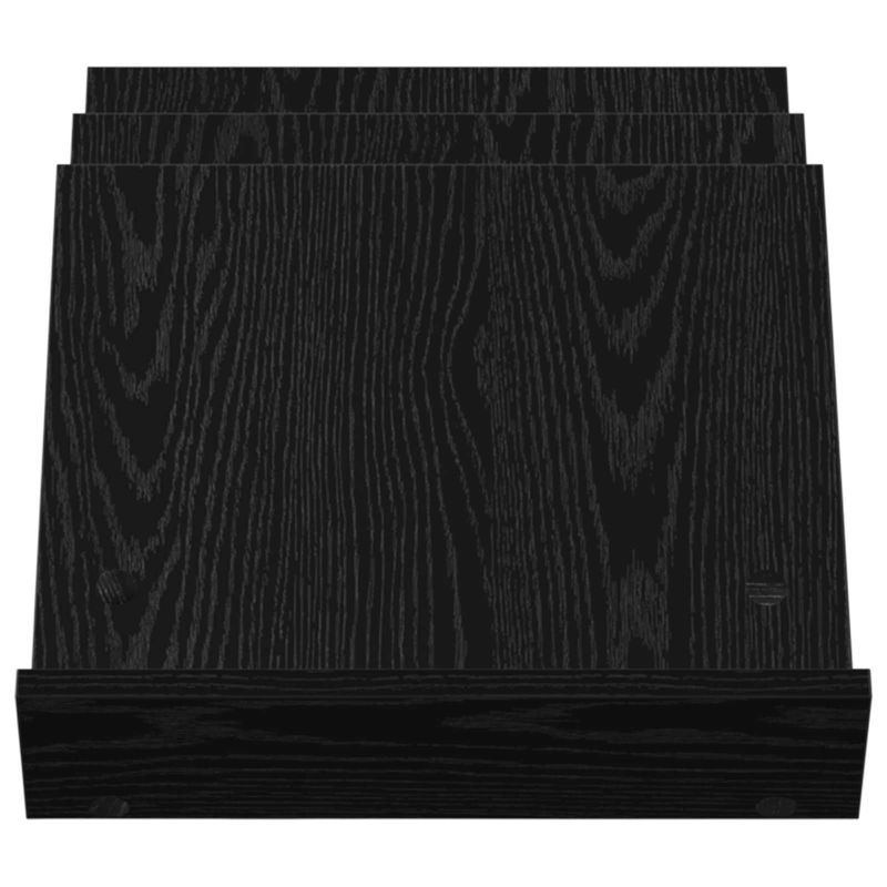 Casa si Gradina - Mobilier - Biblioteci si rafturi - Rafturi - Raft pentru reviste cu raft Stejar Negru 53 x 40 x 28.5 cm - Infinity.ro