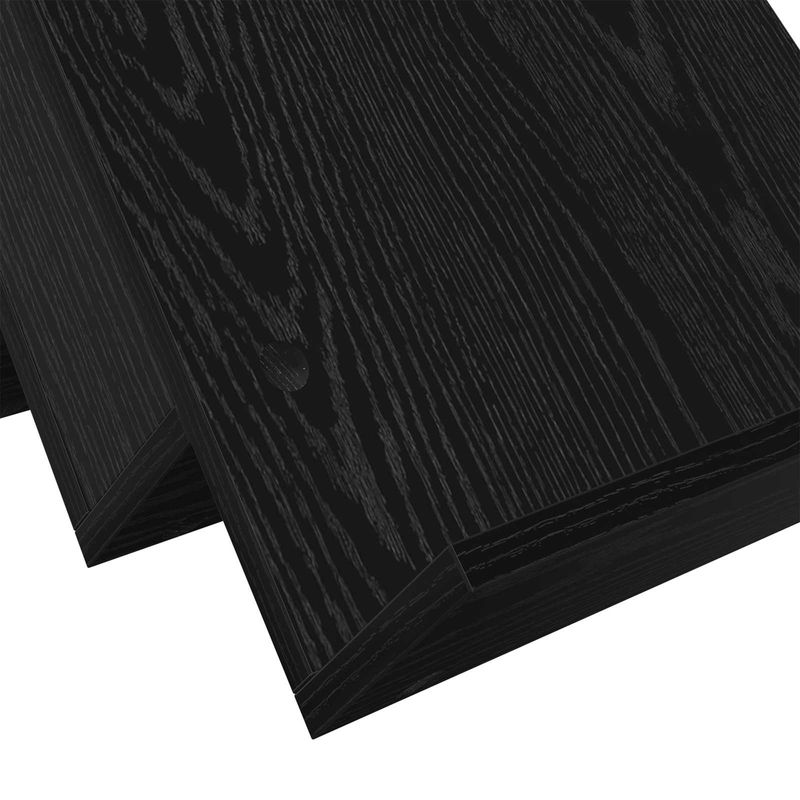 Casa si Gradina - Mobilier - Biblioteci si rafturi - Rafturi - Raft pentru reviste cu raft Stejar Negru 53 x 40 x 28.5 cm - Infinity.ro