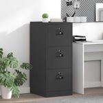 Casa si Gradina - Mobilier - Dulapuri si sifoniere - Dulapuri - Dulap pentru Fisiere cu sertar cu raft Negru 44 x 50 x 106.5 cm - Infinity.ro