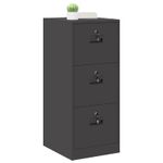 Casa si Gradina - Mobilier - Dulapuri si sifoniere - Dulapuri - Dulap pentru Fisiere cu sertar cu raft Negru 44 x 50 x 106.5 cm - Infinity.ro
