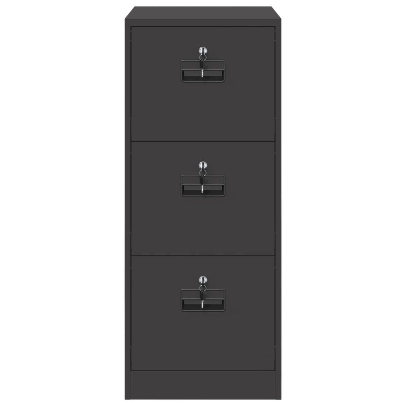 Casa si Gradina - Mobilier - Dulapuri si sifoniere - Dulapuri - Dulap pentru Fisiere cu sertar cu raft Negru 44 x 50 x 106.5 cm - Infinity.ro