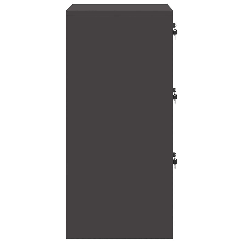Casa si Gradina - Mobilier - Dulapuri si sifoniere - Dulapuri - Dulap pentru Fisiere cu sertar cu raft Negru 44 x 50 x 106.5 cm - Infinity.ro