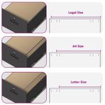 Casa si Gradina - Mobilier - Dulapuri si sifoniere - Dulapuri - Dulap pentru Fisiere cu sertar cu raft Negru 44 x 50 x 106.5 cm - Infinity.ro