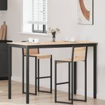 Casa si Gradina - Mobilier - Mese si birouri - Mese bucatarie si dining - Masa de bar natural 110 x 55 x 105 cm Lemn de pin masiv - Infinity.ro