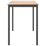 Casa si Gradina - Mobilier - Mese si birouri - Mese bucatarie si dining - Masa de bar natural 110 x 55 x 105 cm Lemn de pin masiv - Infinity.ro