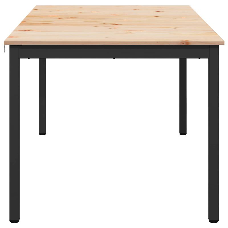 Casa si Gradina - Mobilier - Mese si birouri - Mese bucatarie si dining - Masa de dining natural 140 x 80 x 75 cm Lemn de pin masiv - Infinity.ro