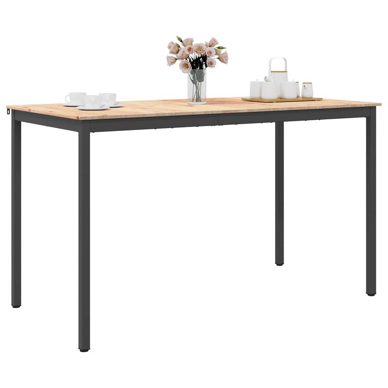 Casa si Gradina - Mobilier - Mese si birouri - Mese bucatarie si dining - Masa de bar natural 110 x 55 x 105 cm Lemn de pin masiv - Infinity.ro