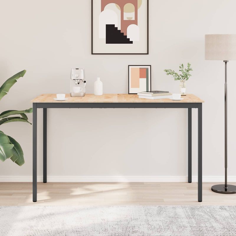 Casa si Gradina - Mobilier - Mese si birouri - Mese bucatarie si dining - Masa de bar natural 110 x 55 x 105 cm Lemn de pin masiv - Infinity.ro