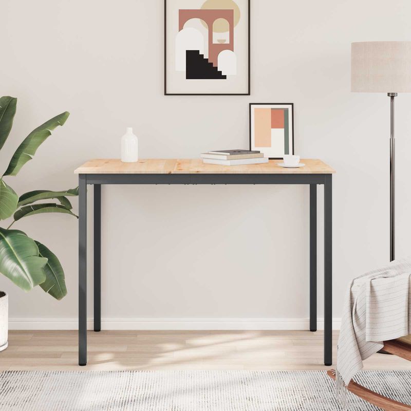 Casa si Gradina - Mobilier - Mese si birouri - Mese bucatarie si dining - Masa de bar natural 110 x 55 x 105 cm Lemn de pin masiv - Infinity.ro