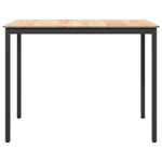 Casa si Gradina - Mobilier - Mese si birouri - Mese bucatarie si dining - Masa de bar natural 110 x 55 x 105 cm Lemn de pin masiv - Infinity.ro