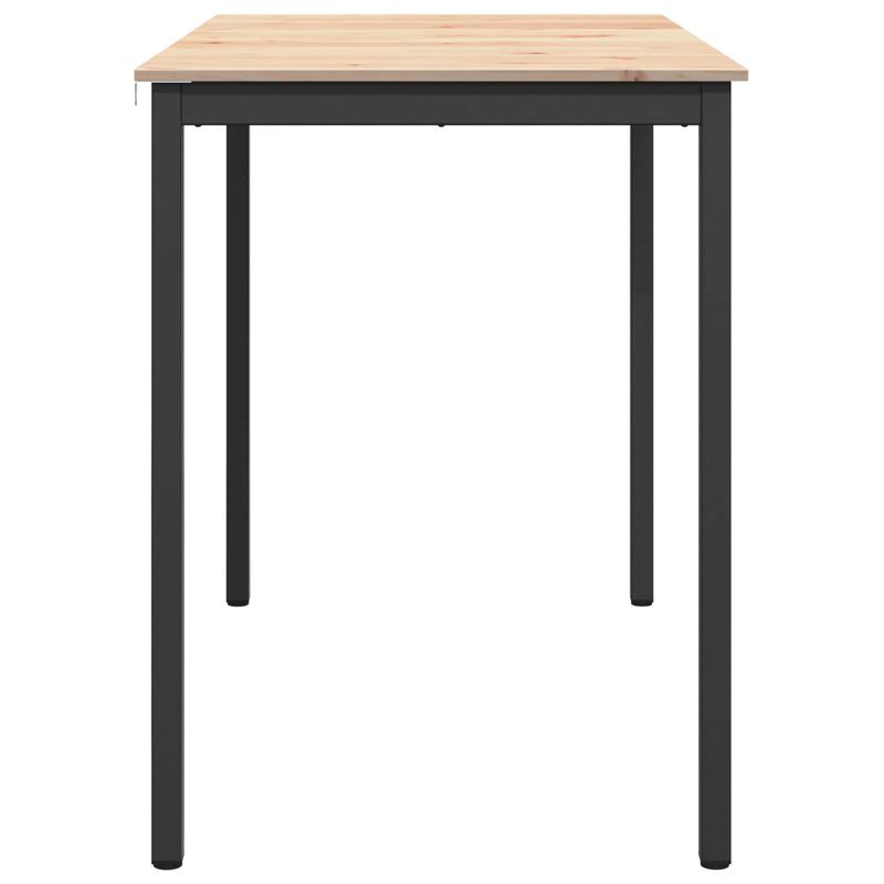 Casa si Gradina - Mobilier - Mese si birouri - Mese bucatarie si dining - Masa de bar natural 110 x 55 x 105 cm Lemn de pin masiv - Infinity.ro