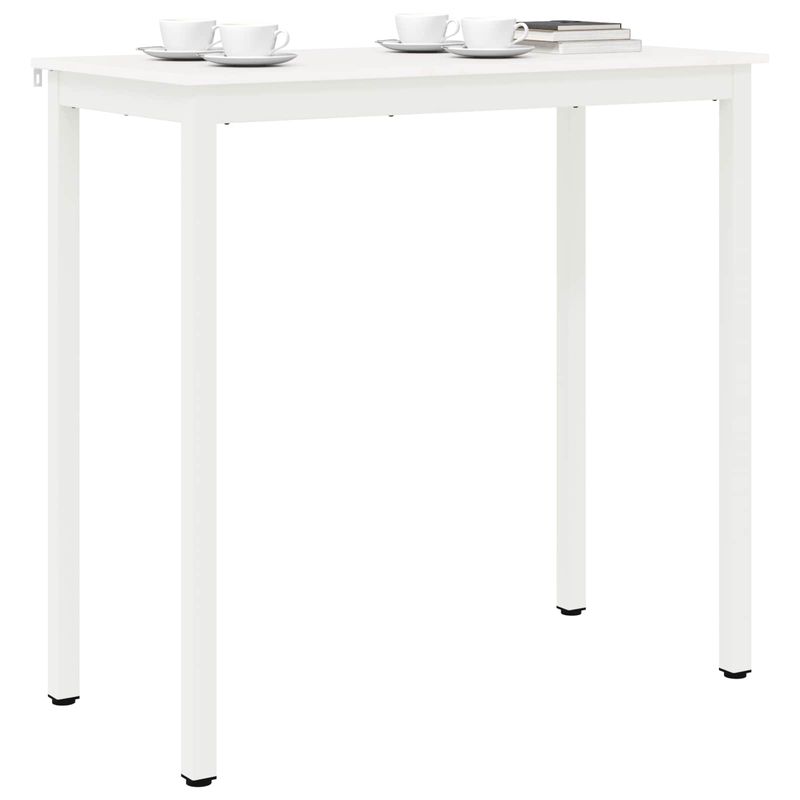 Casa si Gradina - Mobilier - Mese si birouri - Mese bucatarie si dining - Masa de bar Alb 110 x 55 x 105 cm Lemn de pin masiv - Infinity.ro