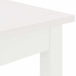 Casa si Gradina - Mobilier - Mese si birouri - Mese bucatarie si dining - Masa de bar Alb 110 x 55 x 105 cm Lemn de pin masiv - Infinity.ro