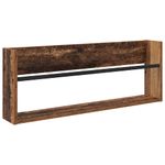 Casa si Gradina - Mobilier - Biblioteci si rafturi - Rafturi - Raft pentru reviste cu raft 2 pcs Lemn vechi 80 x 12 x 30 cm - Infinity.ro