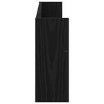 Casa si Gradina - Mobilier - Biblioteci si rafturi - Rafturi - Raft pentru reviste Stejar Negru 80 x 12 x 30 cm Lemn compozit - Infinity.ro