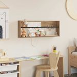 Casa si Gradina - Mobilier - Biblioteci si rafturi - Rafturi - Raft pentru reviste cu raft Stejar Artizanal 80 x 12 x 30 cm - Infinity.ro