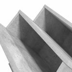 Casa si Gradina - Mobilier - Biblioteci si rafturi - Rafturi - Raft pentru reviste Gri Concret 65 x 53 x 28,5 cm Lemn compozit - Infinity.ro
