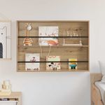 Casa si Gradina - Mobilier - Biblioteci si rafturi - Rafturi - Raft pentru reviste cu raft Stejar Artizanal 100 x 12 x 70 cm - Infinity.ro