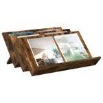 Casa si Gradina - Mobilier - Biblioteci si rafturi - Rafturi - Raft pentru reviste cu raft Stejar fumuriu 65 x 53 x 28,5 cm - Infinity.ro