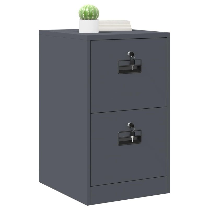 Casa si Gradina - Mobilier - Dulapuri si sifoniere - Dulapuri - Dulap pentru Fisiere cu sertar Antracit 44 x 50 x 106.5 cm - Infinity.ro